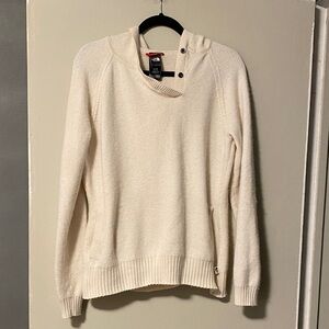 The North Face Women's Cream Cowl Neck Sweater hoodie